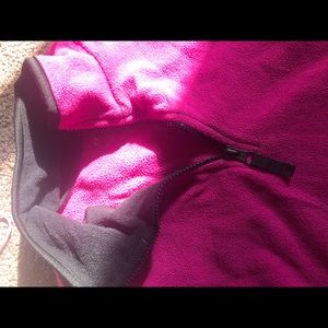 Pink collared sweater